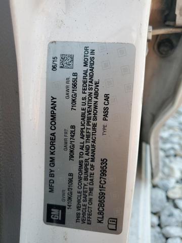 2015 CHEVROLET SPARK LS - KL8CB6S91FC799535