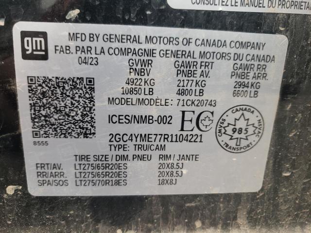 2024 CHEVROLET SILVERADO - 2GC4YME77R1104221