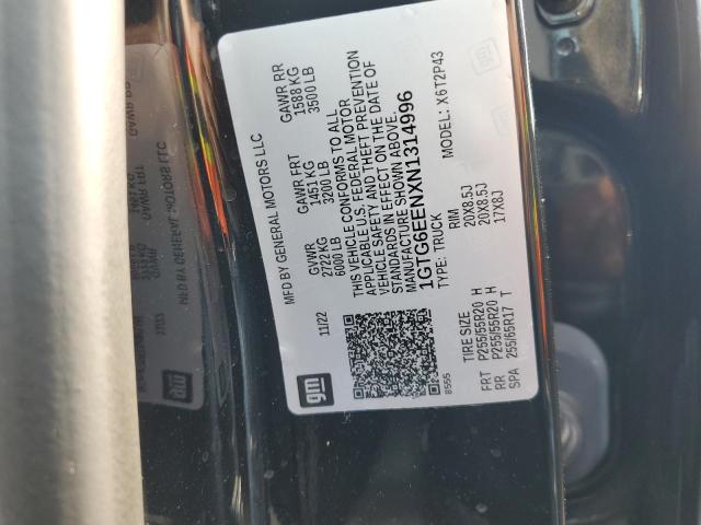 2022 GMC CANYON DEN - 1GTG6EENXN1314996