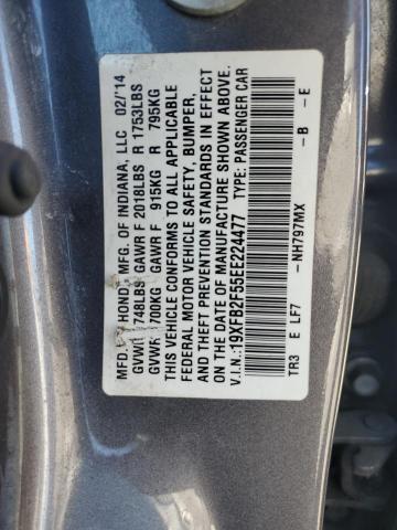 VIN 19XFB2F55EE224477 2014 Honda Civic, LX no.13