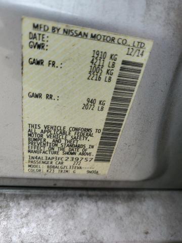 2015 NISSAN ALTIMA 2.5 - 1N4AL3AP3FC239757