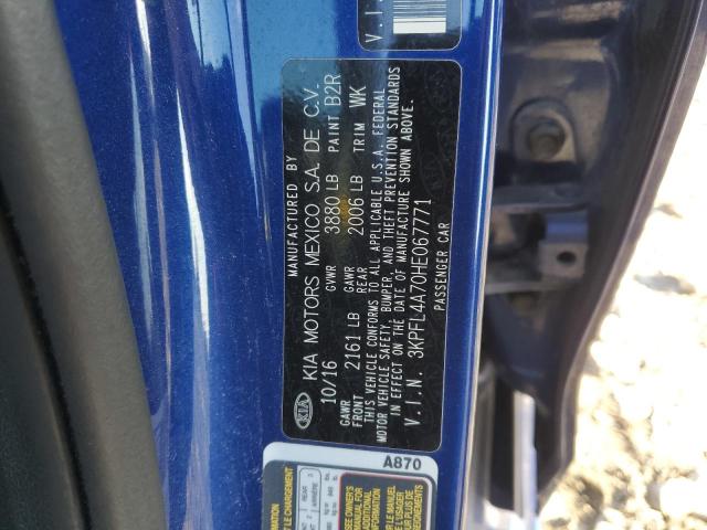 2017 KIA FORTE LX - 3KPFL4A70HE067771