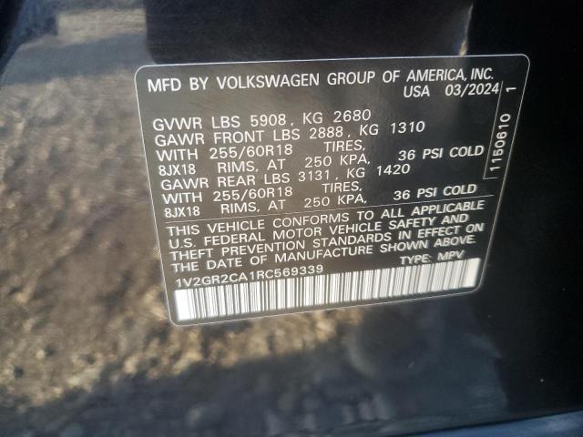 2024 VOLKSWAGEN ATLAS PEAK 1V2GR2CA1RC569339