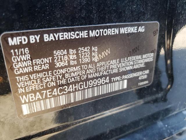 VIN WBA7E4C34HGU99964 2017 BMW 7 SERIES no.13