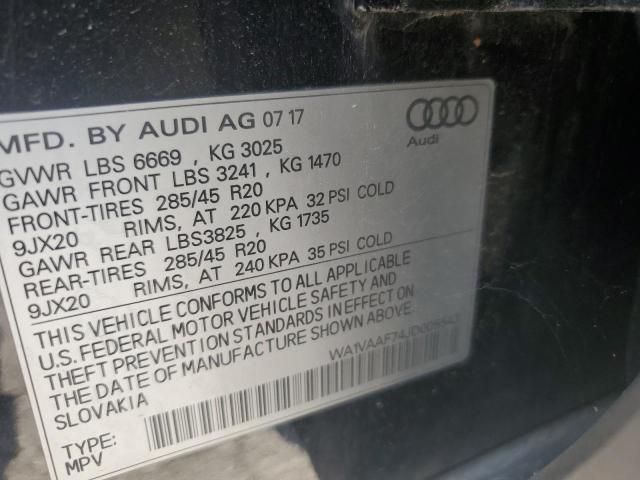 VIN WA1VAAF74JD005543 2018 Audi Q7, Prestige no.13