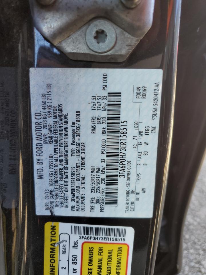 Lot #2976699791 2014 FORD FUSION SE