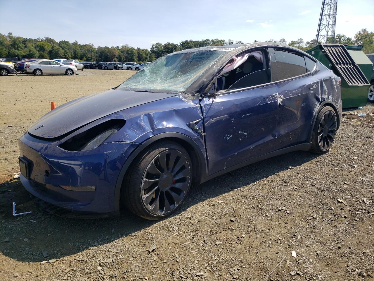 Lot #2960171068 2022 TESLA MODEL Y