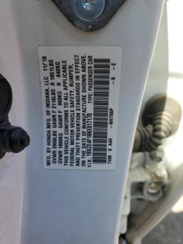 2019 HONDA INSIGHT LX 19XZE4F16KE017170