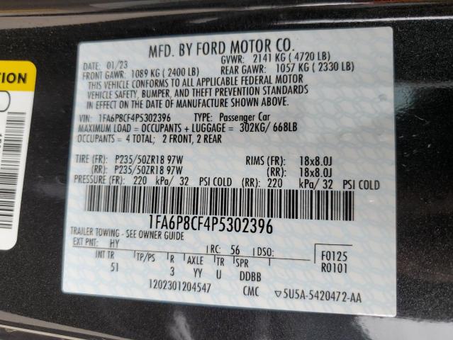 2023 FORD MUSTANG GT - 1FA6P8CF4P5302396