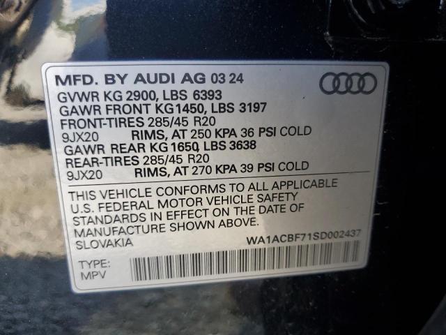 VIN WA1ACBF71SD002437 2025 AUDI Q7 no.14