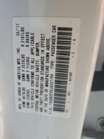 2018 ACURA TLX TECH+A - 19UUB2F69JA001194
