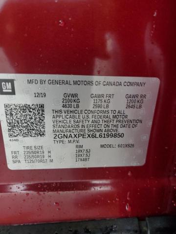 2020 CHEVROLET EQUINOX PR - 2GNAXPEX6L6199850