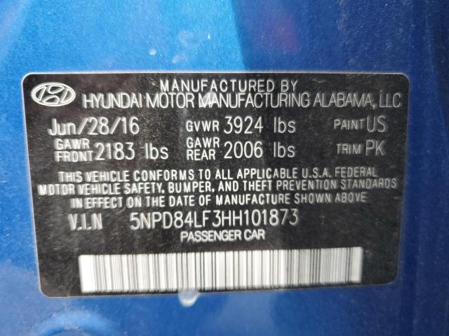 2017 HYUNDAI ELANTRA SE - 5NPD84LF3HH101873