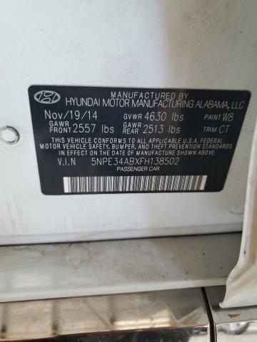 2015 HYUNDAI SONATA SPO - 5NPE34ABXFH138502