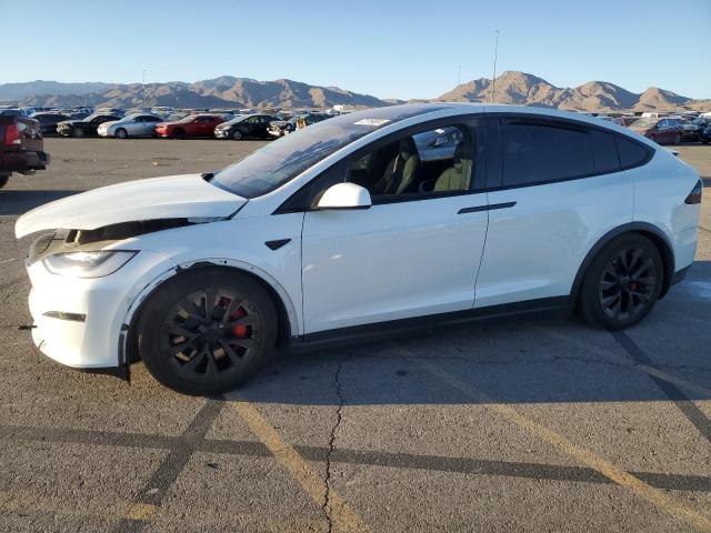 TESLA MODEL X 2023 white  electric 7SAXCBE6XPF395804 photo #1