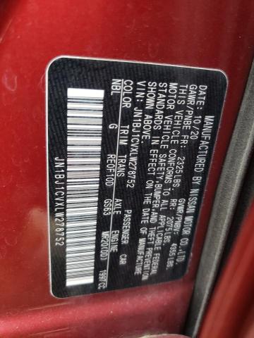 2020 NISSAN ROGUE SPOR - JN1BJ1CVXLW278752