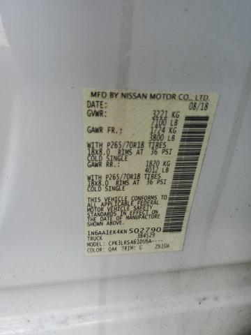 2019 NISSAN TITAN S - 1N6AA1EK4KN502790