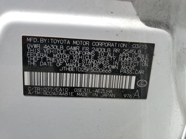 2015 LEXUS IS 350 - JTHBE1D25F5020668
