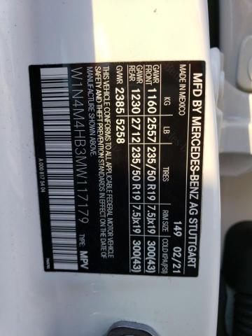 2021 MERCEDES-BENZ GLB 250 4M - W1N4M4HB3MW117179