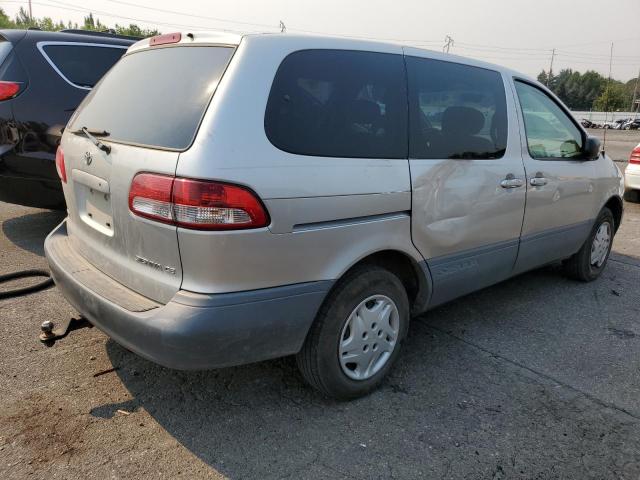 TOYOTA SIENNA CE 2001 silver  gas 4T3ZF19C11U412899 photo #4