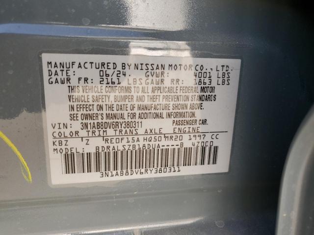 2024 NISSAN SENTRA SR - 3N1AB8DV6RY380311