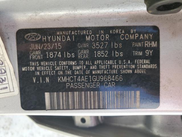 VIN KMHCT4AE1GU968466 2016 Hyundai Accent, SE no.12