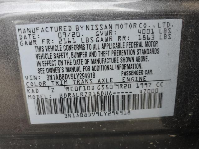 2020 NISSAN SENTRA SR - 3N1AB8DV9LY294918