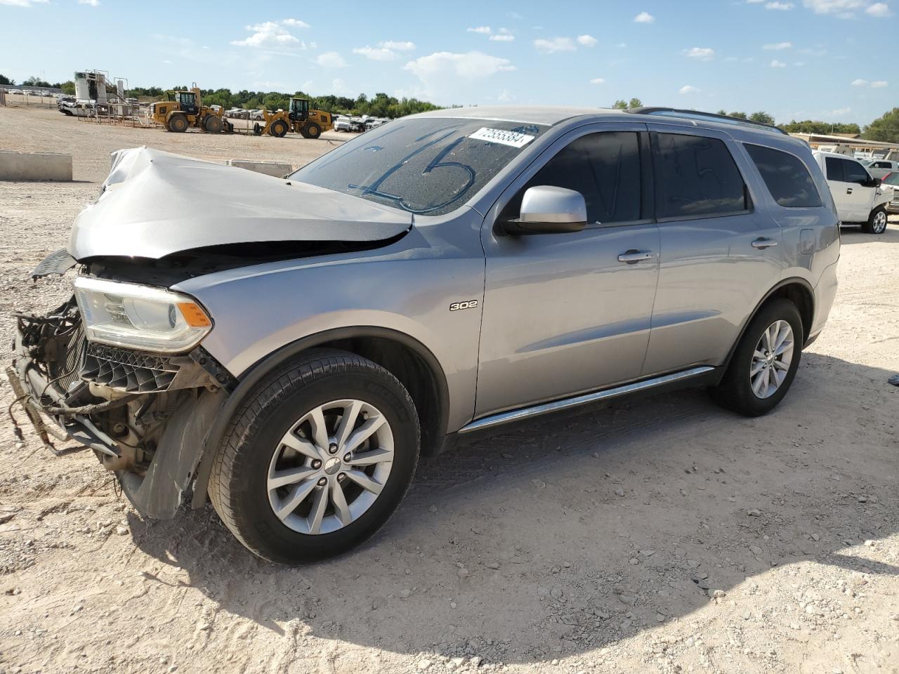 DODGE DURANGO SX 2014 silver 4dr spor flexible fuel 1C4RDHAG6EC402584 photo #1