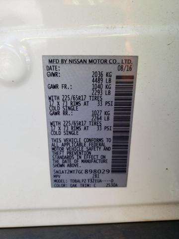 2016 NISSAN ROGUE S - 5N1AT2MT7GC898029
