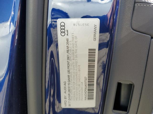 2018 AUDI S5 PRESTIG - WAUC4CF58JA037327