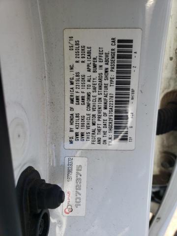 VIN 1HGCR2F57GA223787 2016 Honda Accord, Sport no.12