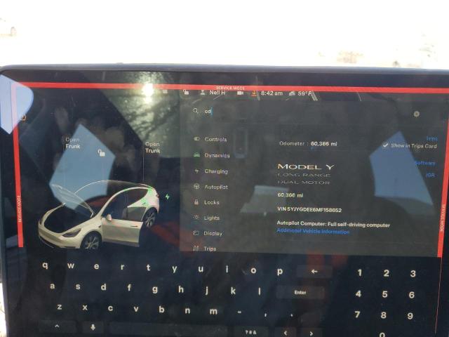 2021 TESLA MODEL Y - 5YJYGDEE6MF158652