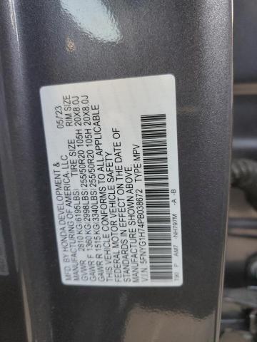 VIN 5FNYG1H74PB038672 2023 HONDA PILOT no.13