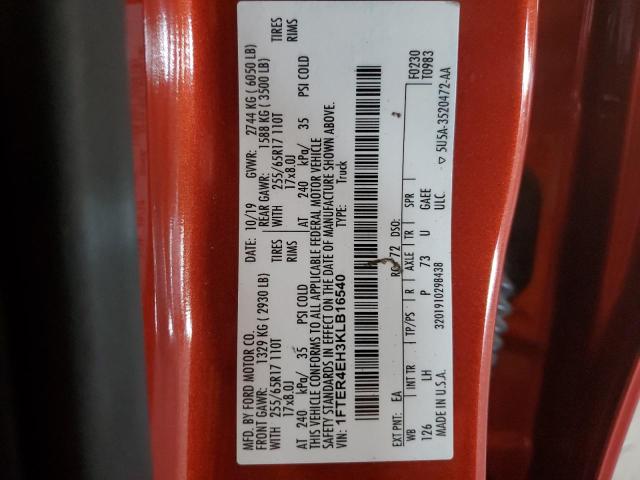 2019 FORD RANGER XL - 1FTER4EH3KLB16540
