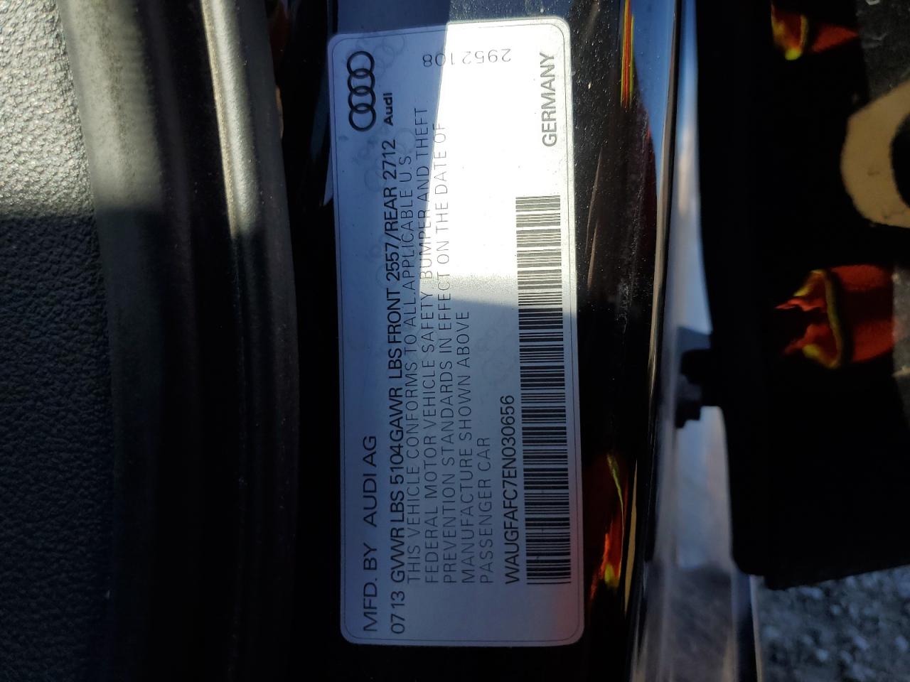 Lot #2998716639 2014 AUDI A6 PREMIUM