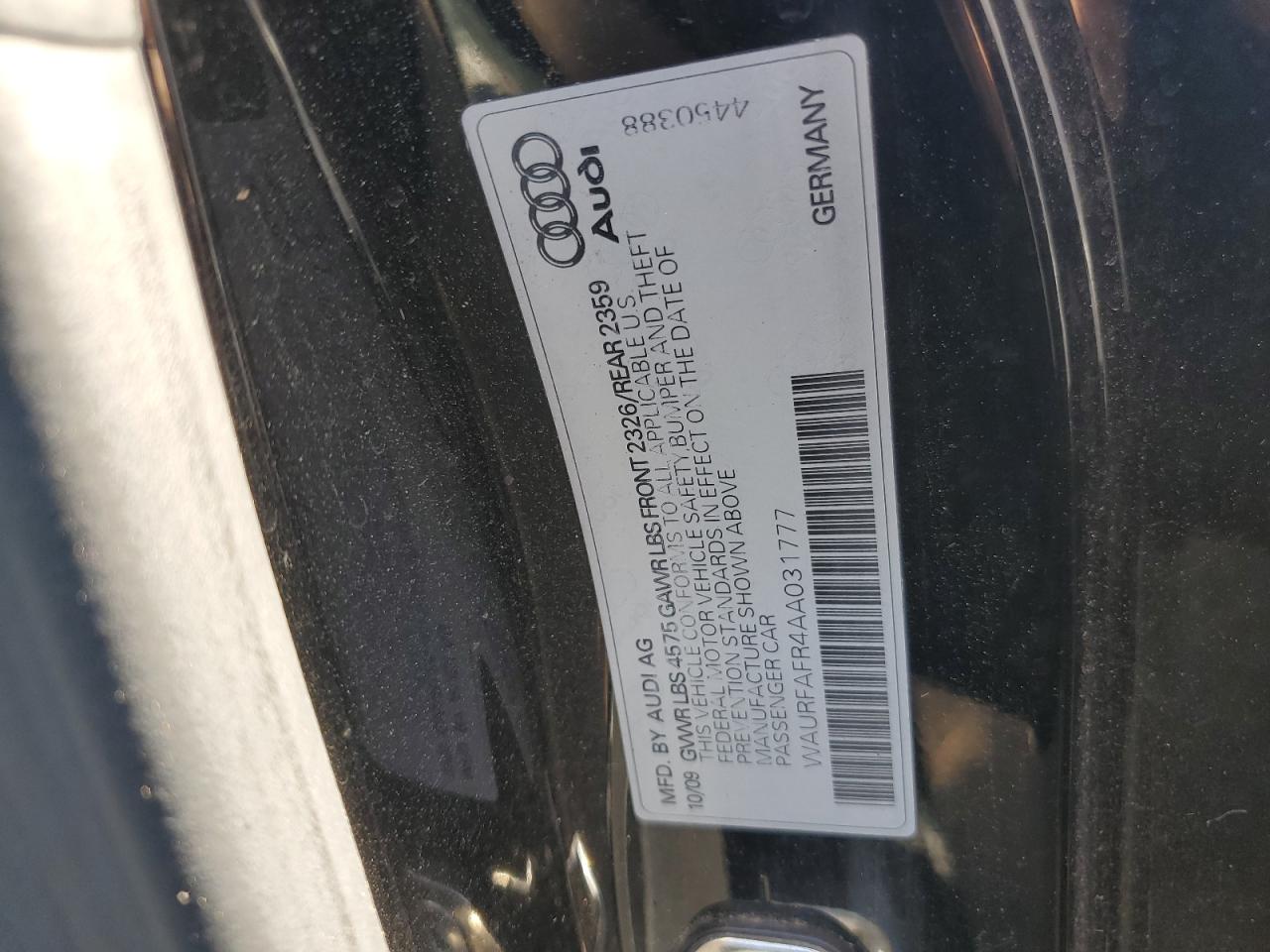 2010 Audi A5, PREMIUM PLUS