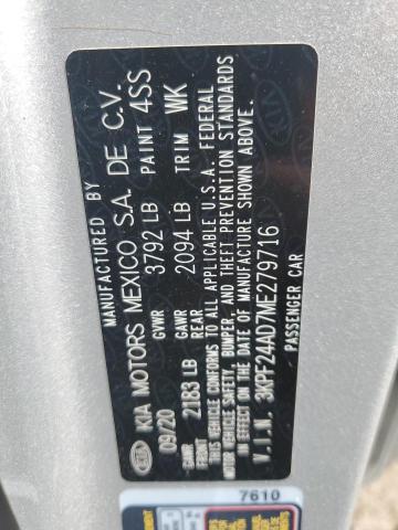 2021 KIA FORTE FE - 3KPF24AD7ME279716