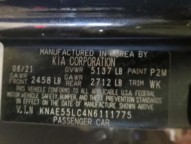 2022 KIA STINGER GT - KNAE55LC4N6111775