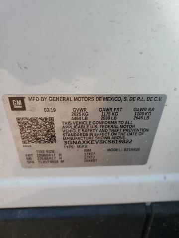 2019 CHEVROLET EQUINOX LT - 3GNAXKEV8KS619822