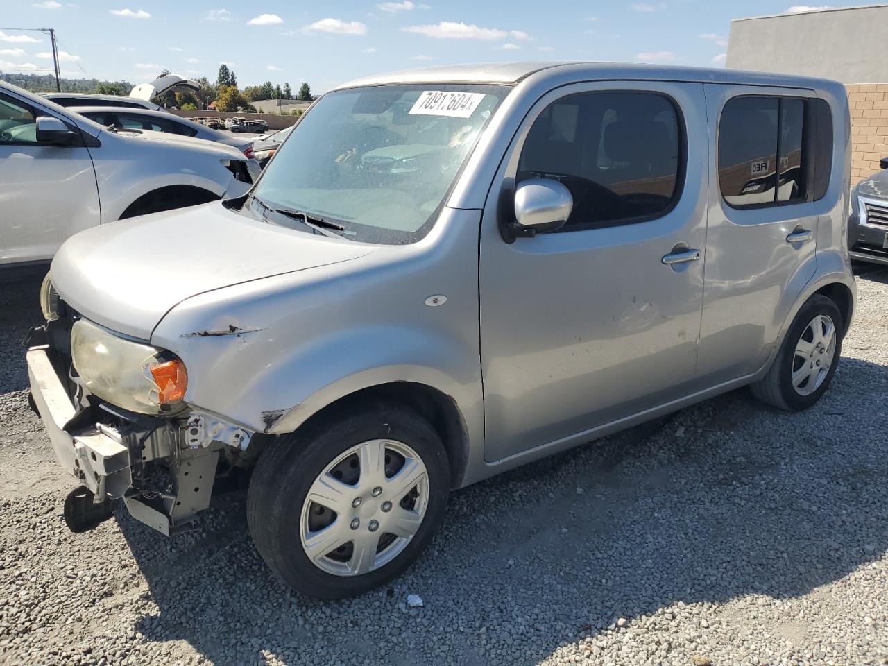 NISSAN CUBE BASE 2010 silver  gas JN8AZ2KR2AT161360 photo #1