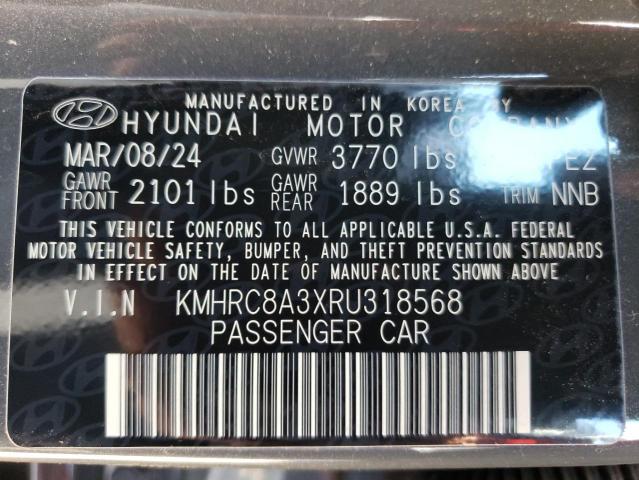 VIN KMHRC8A3XRU318568 2024 Hyundai Venue, Sel no.13