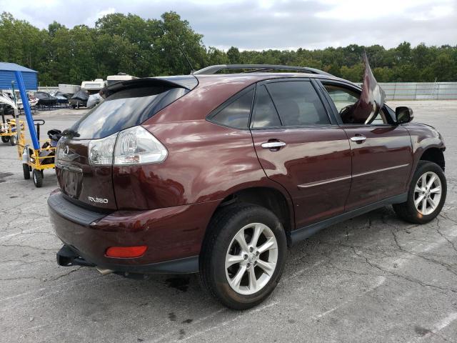 LEXUS RX 350 2008 red  gas JTJHK31U682043478 photo #4