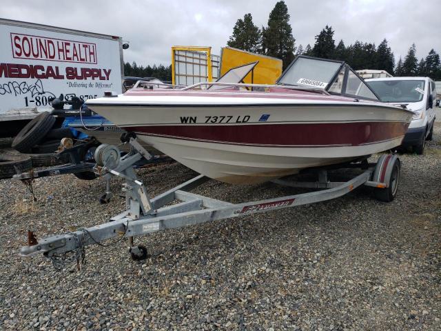 FREE BOAT W/TRL 1987 maroon   MVJK11111687 photo #3