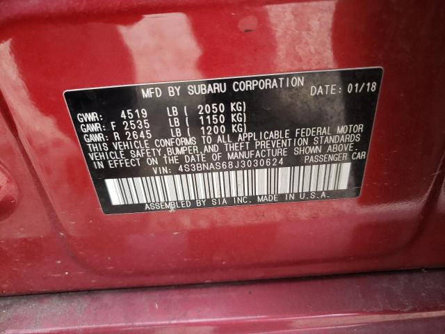 2018 SUBARU LEGACY SPO - 4S3BNAS68J3030624