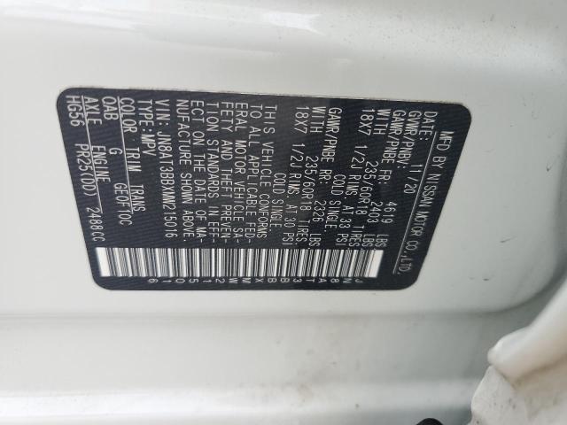 2021 NISSAN ROGUE SV - JN8AT3BBXMW215016