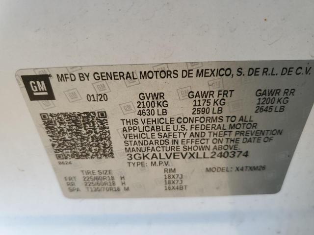 VIN 3GKALVEVXLL240374 2020 GMC Terrain, Slt no.12