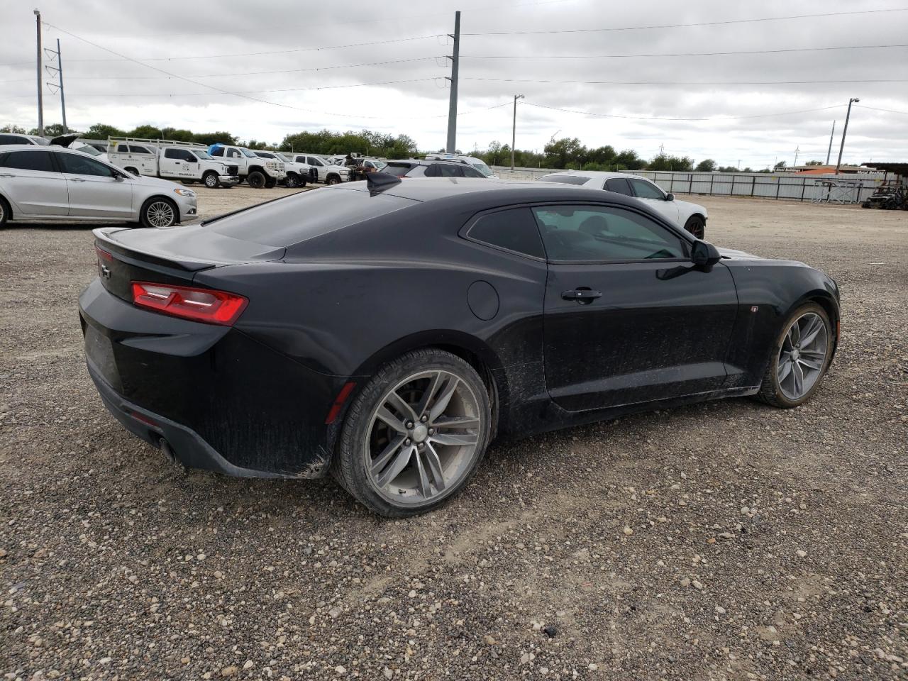 CHEVROLET CAMARO LS 2017 black  gas 1G1FA1RX6H0108432 photo #4