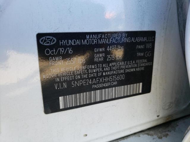 2017 HYUNDAI SONATA SE - 5NPE24AFXHH515600