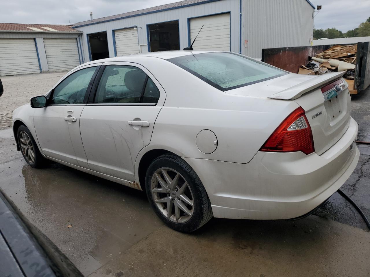 FORD FUSION SEL 2012 white sedan 4d gas 3FAHP0JAXCR129489 photo #3