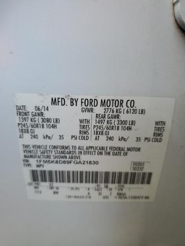 2015 FORD EXPLORER X - 1FM5K8D89FGA21830